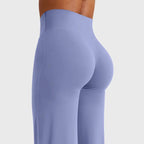 Women's High-Waisted Yoga Leggings - Nylon Blend, Straight-Leg, No Front Seam, Buttery Soft, Breathable Athleisure Wear for Gym Fitness Summer Finds Soho Chic,back to school,back to school haul