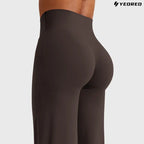 Women's High-Waisted Yoga Leggings - Nylon Blend, Straight-Leg, No Front Seam, Buttery Soft, Breathable Athleisure Wear for Gym Fitness Summer Finds Soho Chic,back to school,back to school haul