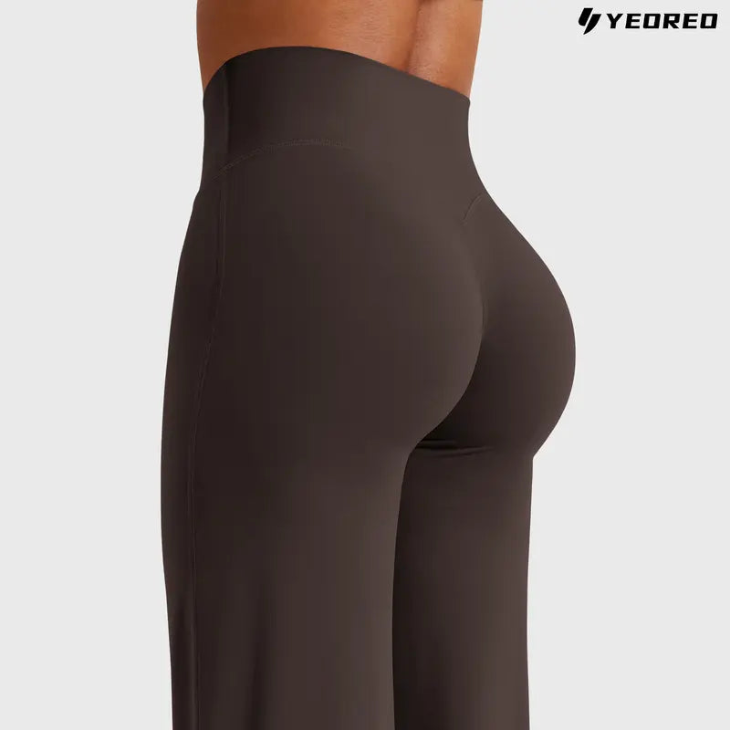 Women's High-Waisted Yoga Leggings - Nylon Blend, Straight-Leg, No Front Seam, Buttery Soft, Breathable Athleisure Wear for Gym Fitness Summer Finds Soho Chic,back to school,back to school haul