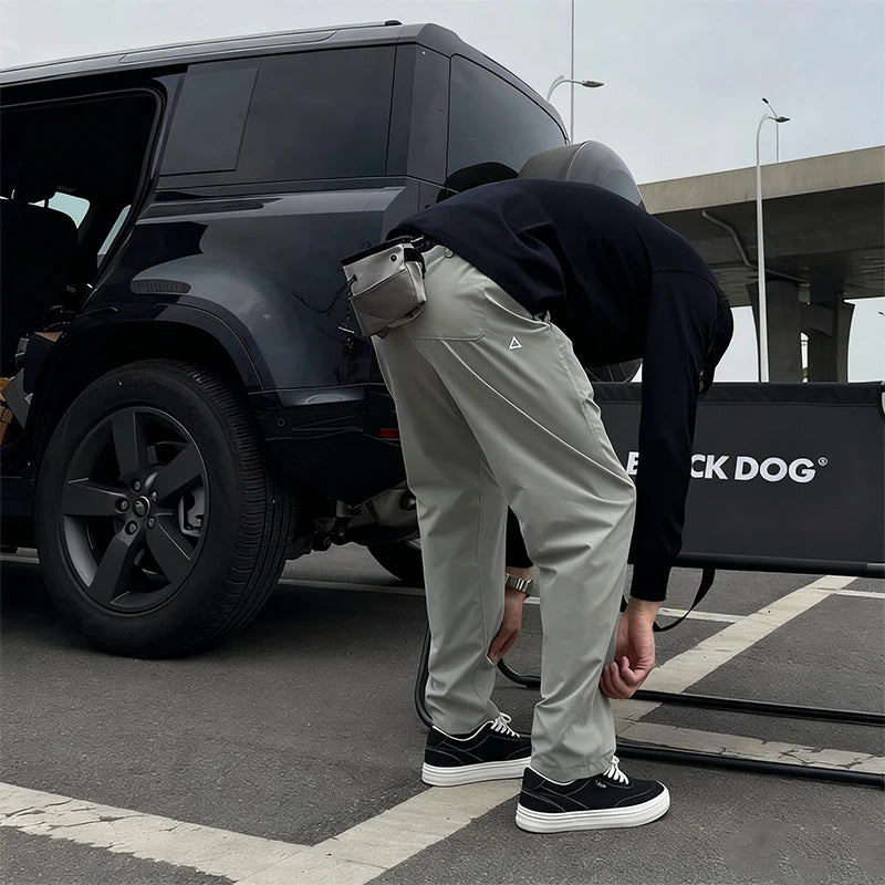 Casual wide-leg work pants