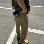 Casual wide-leg work pants